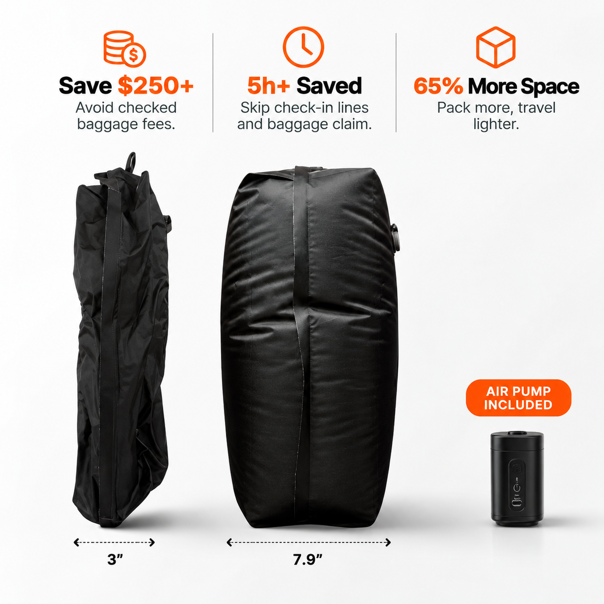 TravAirBag™ Pack More, Pay Less